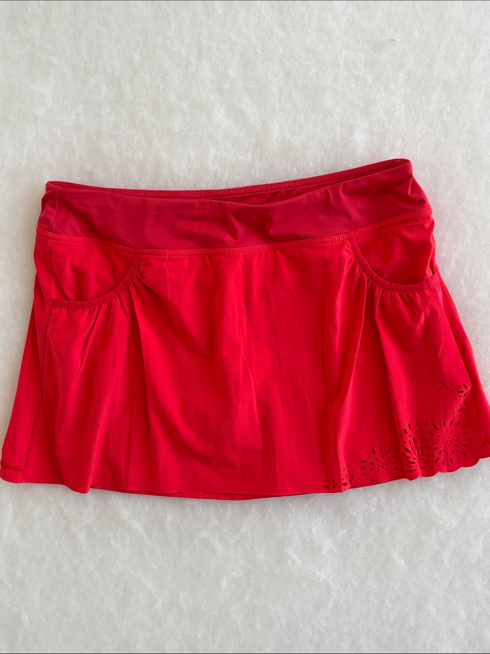 ATHLETA Laser Cut tennis pickleball athleisure wear skirt skort